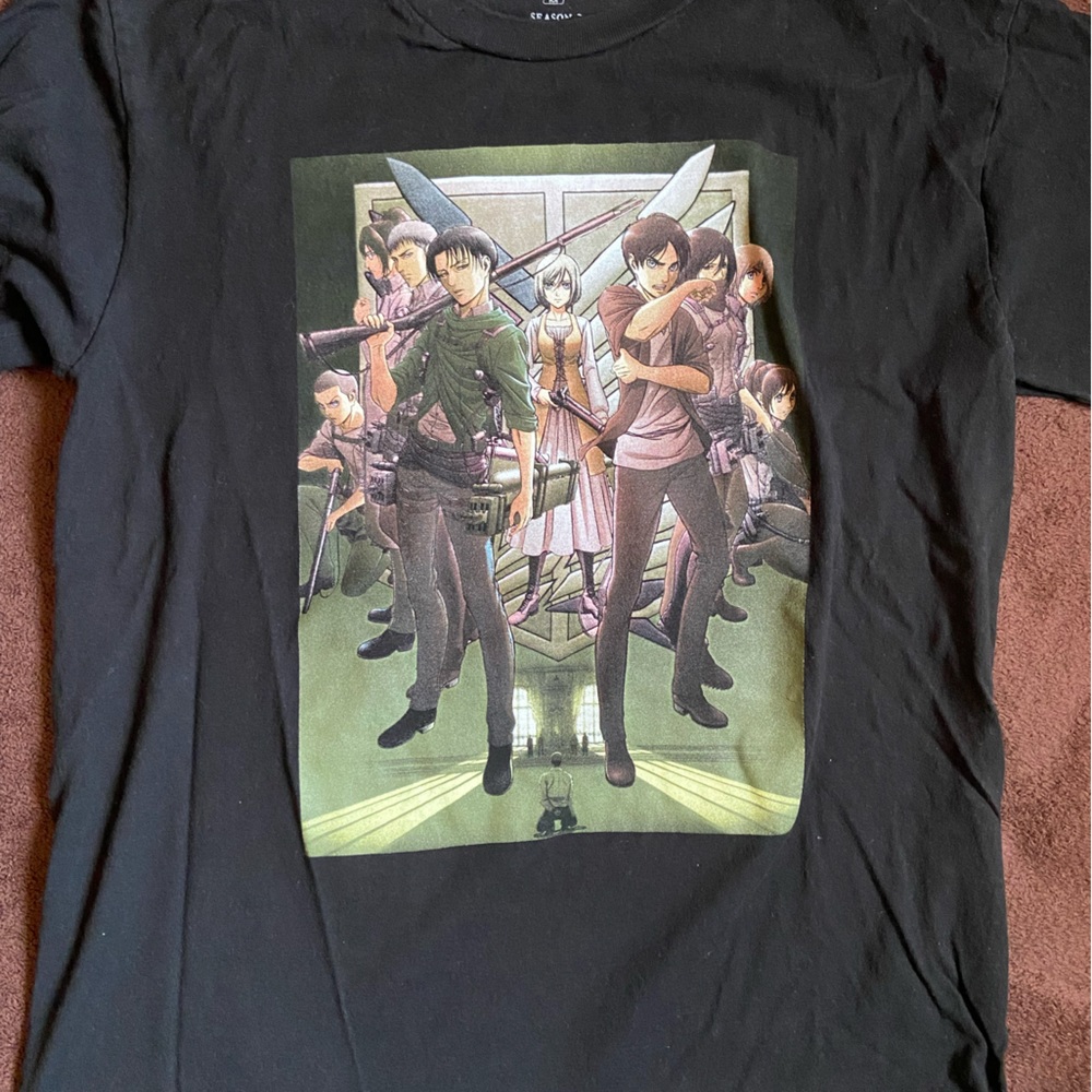 Attack on titan graphic long sleeve shirt